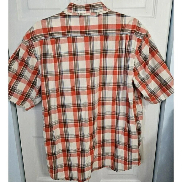 C.E. Schmidt Workwear© Collared Men's Short Sleeve Button Down Shirt XL Colorful - Picture 2 of 4